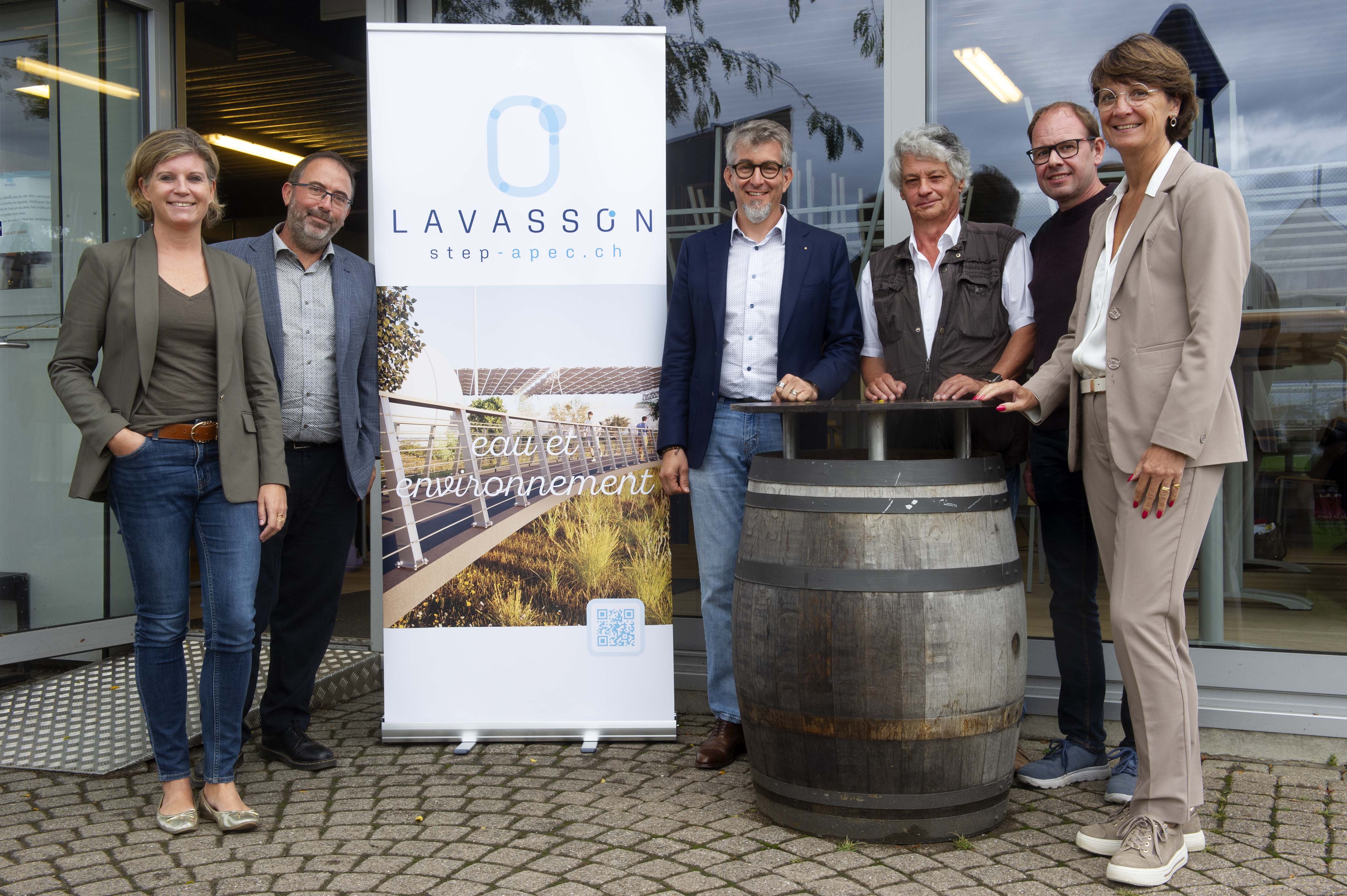 Une conférence de presse pour présenter la step-apec Lavasson